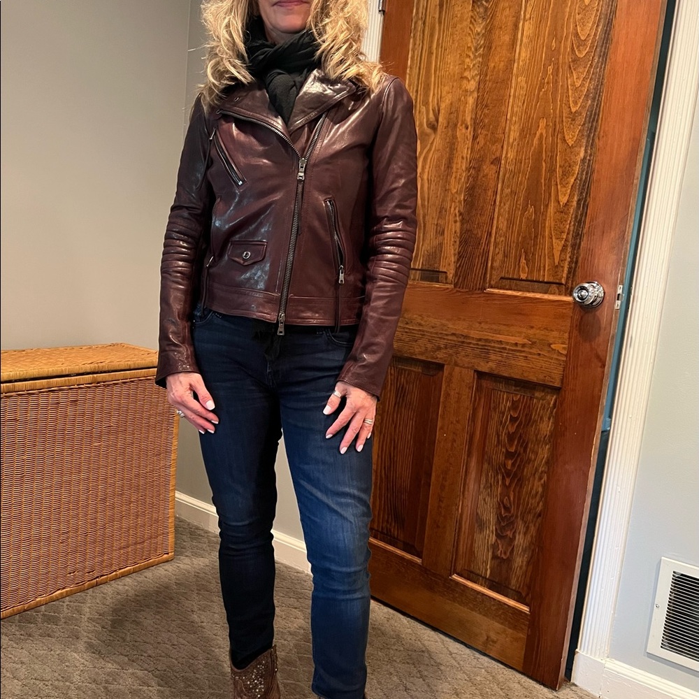 Coach leather jacket